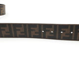 Fendi Logo Reversible Belt Brown Size 42 Aa0526lzxsa