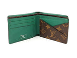 Louis Vuitton Multiple Wallet In Monogram Macassar Canvas & Leather Fw0626lcrdu