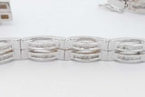 2.4cttw Diamond Bracelet In 10k White Gold 25.1 Grams 7.75 Inch Eb1026lxxzsa
