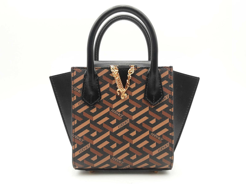 Versace Virtus Coated Canvas Handbag Sd0625orzsa