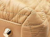 Christian Dior Beige Quilted Cannage Leather Delices Gaufre Tote Bag Sd0526ezxde