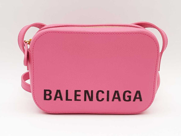 Balenciaga Everyday Camera Bag Xs Pink Calfskin Leather Sd1025worde