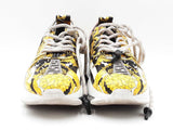 Versace Chain Reaction Yellow & Black Barocco Print Sneakers Size 37 Sd1225rzdu