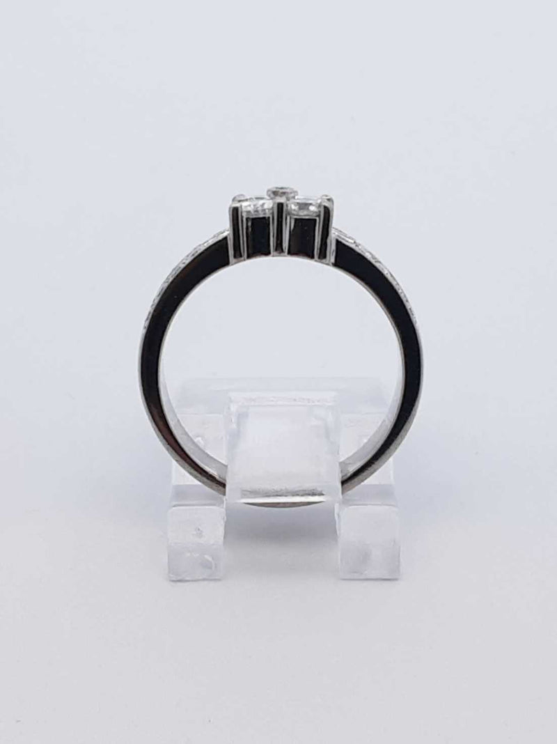 0.88 Cttw Diamond & 10k White Gold Ring 4.5 Grams Size 4.5 Fw0725rzxdu