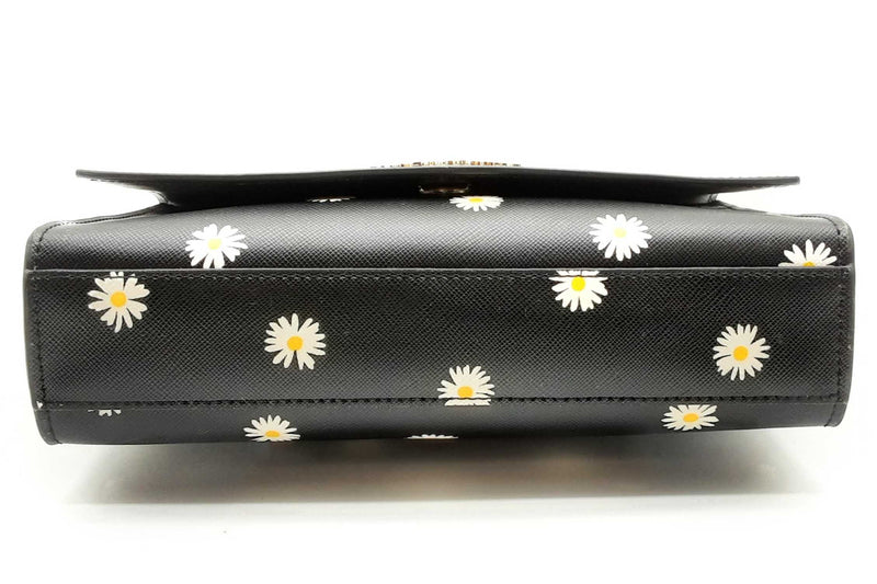 Kate Spade Black & White Scattered Daisies Carson Handbag Lh112024ixde