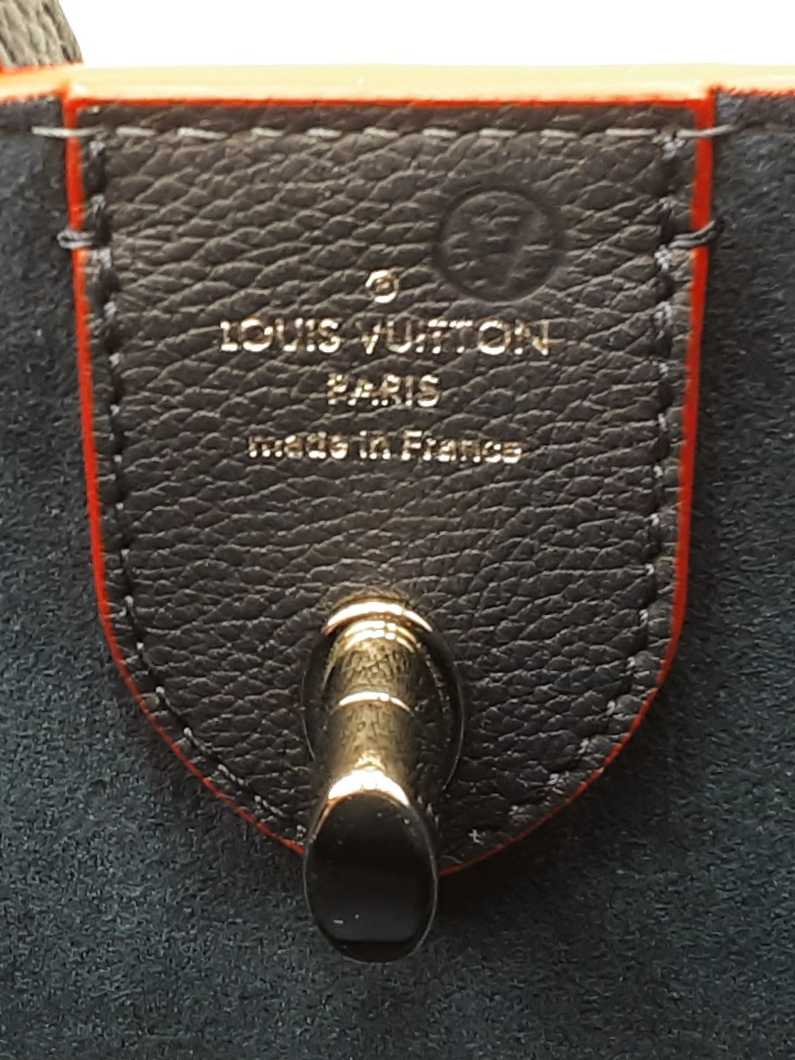 Louis Vuitton Lockme Go Tote In Marine Blue Leather Fw0525rzxdu