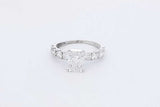 3.69cttw Lab Grown Diamond Ring In 18k White Gold 2.6 Grams Size 7 Eb0526orxdu
