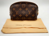 Louis Vuitton Brown Monogram Coated Canvas Cosmetic Pouch Do0924lwxde