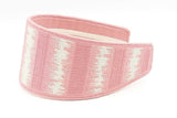 Christian Dior Pink &White Stripe Headband Eb0424lxzsa