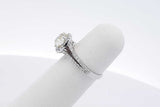 0.5cttw Diamond Ring In 14k White Gold 3 Grams Size 4 Eb0926crxsa