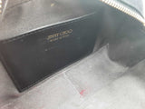 Jimmy Choo Palace Black Logo Leather Crossbody Bag Do0925rxde