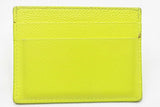 Balenciaga Neon Yellow Card Holder Wallet Eb1025rxdu