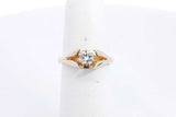 Approx. 0.2ctw Diamond Ring In 14k Yellow Gold 3.1 Grams Size 5 Eb1024lcrsa