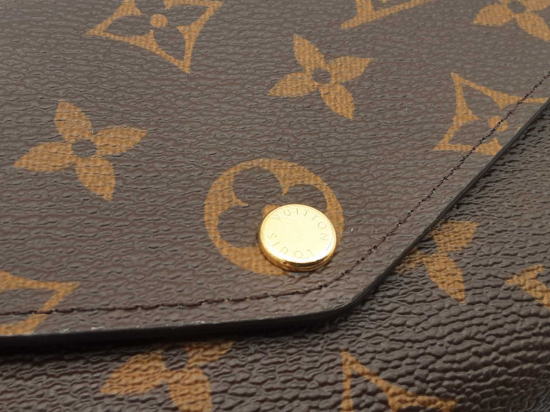 Louis Vuitton Monogram Sarah Wallet Brown Aa0625oxzsa