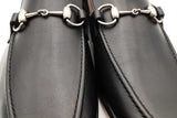 Gucci Jordaan Black Leather Loafers Size 10 Eb0726oxzsa