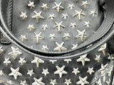 Jimmy Choo Sasha Star-studded Black Leather Tote Bag Fw0225lzxdu