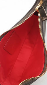 Christian Louboutin Mini Loubila Chain Shoulder Bag In Grey Leather Fw1024ixzdu