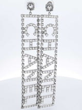 Chanel Strass Logo Drop Earrings 21.5 Grams Eb0826orxdu