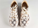 Valentino Beatrice Leather Platform Sneakers Size 7 Sd0926lzxde