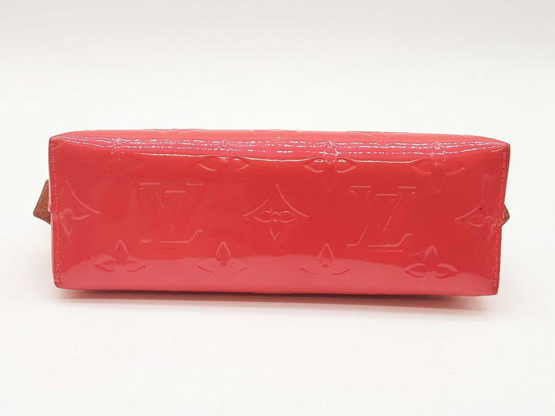 Louis Vuitton Monogram Vernis Pochette Red Cosmetic Pouch Sd0825wrzde