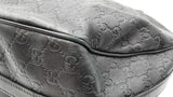 Gucci Gg Twins Black Guccissima Leather Hobo Bag  Fw0625przdu