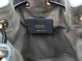 Fendi Mini Mon Tresor Bucket Bag In Zucca Embossed Calfskin Leather Fw0426przdu