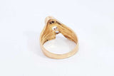 Approx. 0.1ctw Diamond Ring In 18k Yellow Gold 4.9 Grams Size 7 Eb0924olxsa