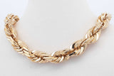 14k Yellow Gold Rope Chain 93.1 Grams 22 Inch Eb1025crxzdu