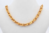 24k Yellow Gold Link Chain Necklace 73.7 Grams 25 Inch Eb0626erxzdu
