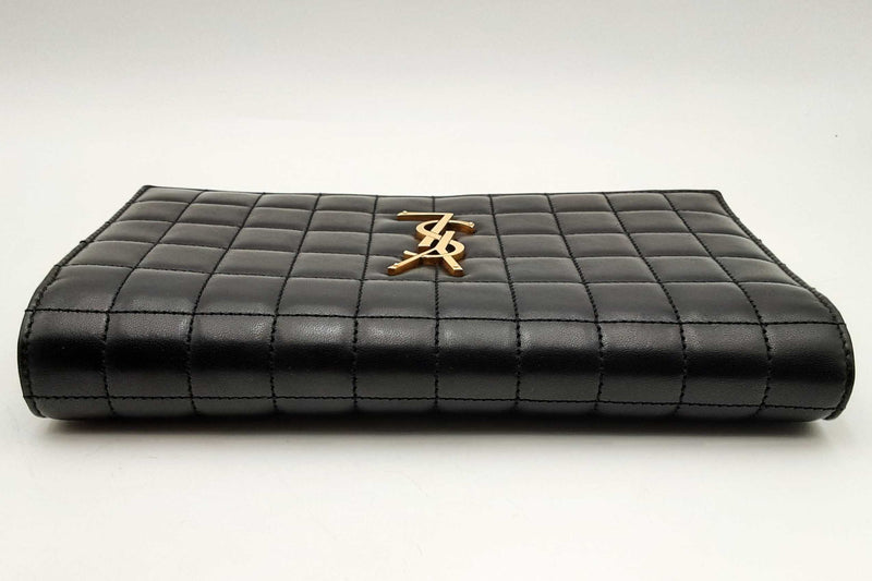 Yves Saint Laurent Quilted Cassandra Chain Wallet Eb0924cxzsa