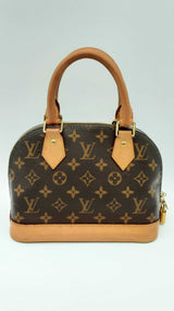 Louis Vuitton Monogram Alma Bb Top Handle Bag Fw1124lrxdu