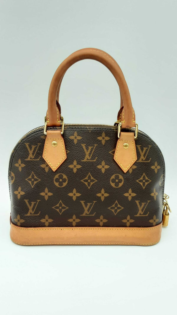 Louis Vuitton Monogram Alma Bb Top Handle Bag Fw1124lrxdu