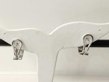 2.86 Cttw Diamond Earrings 18k White Gold 9.5 Grams Mk0626czrmia