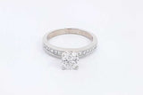 1.13ctw Diamond Ring In 14k White Gold 3.3 Grams Size 6.75 Eb0325llxzsa