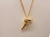 Fendi Filo Goldtone Metal Pendant Chain 17.5 In Do1225lxzde