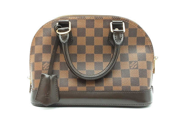 Louis Vuitton Damier Ebene Alma Hand Bag Sd0825crzdu