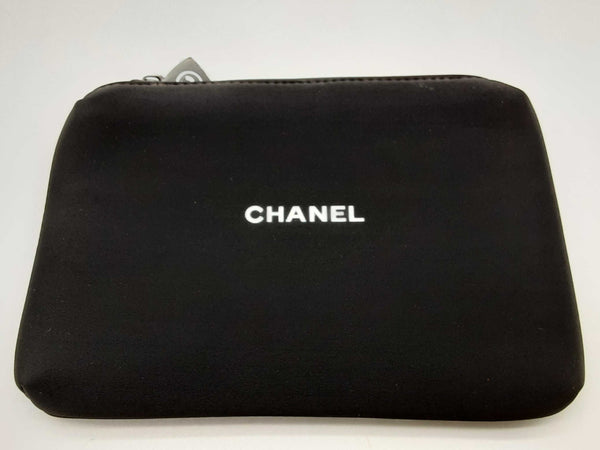 Chanel Vip Black Neoprene Cosmetic Pouch Do1124orde