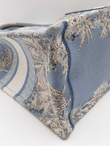 Christian Dior Dioriviera Medium Book Tote In Cotton Canvas Fw1225llxzdu