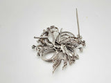 Approx. 8.12ctw Dia 0.85 Platinum 37.0g Ribbon Pendant Pin Do0524wxzxde