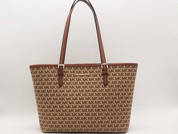 Michael Kors Js-2312 Jet Set Brown Handbag Aa0725izsa