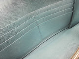 Hermes Kelly Teal Blue Epsom Wallet Do0826lxzxde