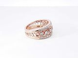 1.02 Cttw Diamond Anniversary Band In 10k Rose Gold 3.9 Gram Size 6 Fw0626pxzdu
