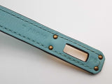 Hermes Birkin 25 Lagon Teal Swift Leather Gold Handbag Do0325lrrxzde