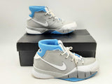 Nike Kobe 1 Protro Mpls Gray & White & Blue Sneakers Size Us 8.5 Fw0125rxsa