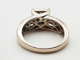 Approx 0.6 Ctw Diamonds 10k White Gold 5.4g Ring Size 7.25 Do1124lcrde