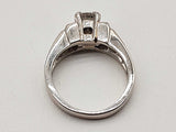 0.90 Cttw Diamonds 0.90 Platinum 8.9g Ring Size 5.25 Do0425icrde