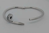 Cartier Juste Un Clou 18k White Gold Bracelet With Diamonds Size 15 Eb1026ixxzsa