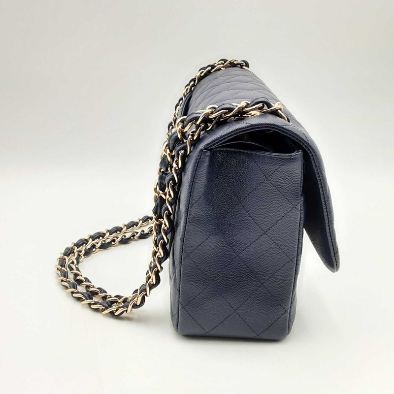 Chanel Caviar Quilted Double Flap Hs0624ixzxsa