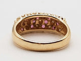 Rubies 10k Yellow Gold 3.9g Ring Size 6 Do0626owrde