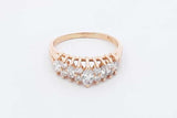 0.35cttw Diamond Ring In 14k Yellow Gold 3.6 Grams Size 8.5 Eb0626orxdu